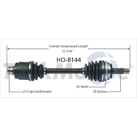 Surtrack Axle Cv Axle Shaft, Ho-8144 HO-8144